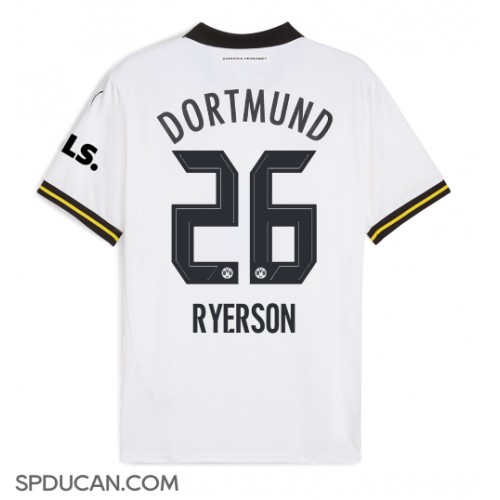 Muški Nogometni Dres Borussia Dortmund Julian Ryerson #26 Rezervni 2024-25 Kratak Rukav